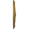 Ekena Millwork Washington Ceiling Medallion (Fits Canopies up to 2 7/8"), Hand-Painted Gold, 17 1/8"OD x 1 1/2"P CM17WAGLS - alternate 3